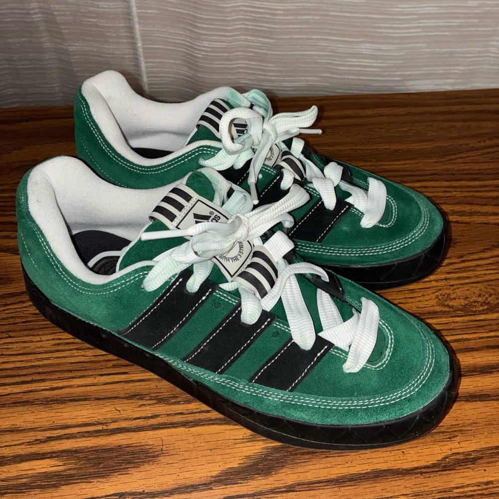 adidas Campus 00s Dark Green Suede Skate Sneakers - Men's Size 11.5 - H03472